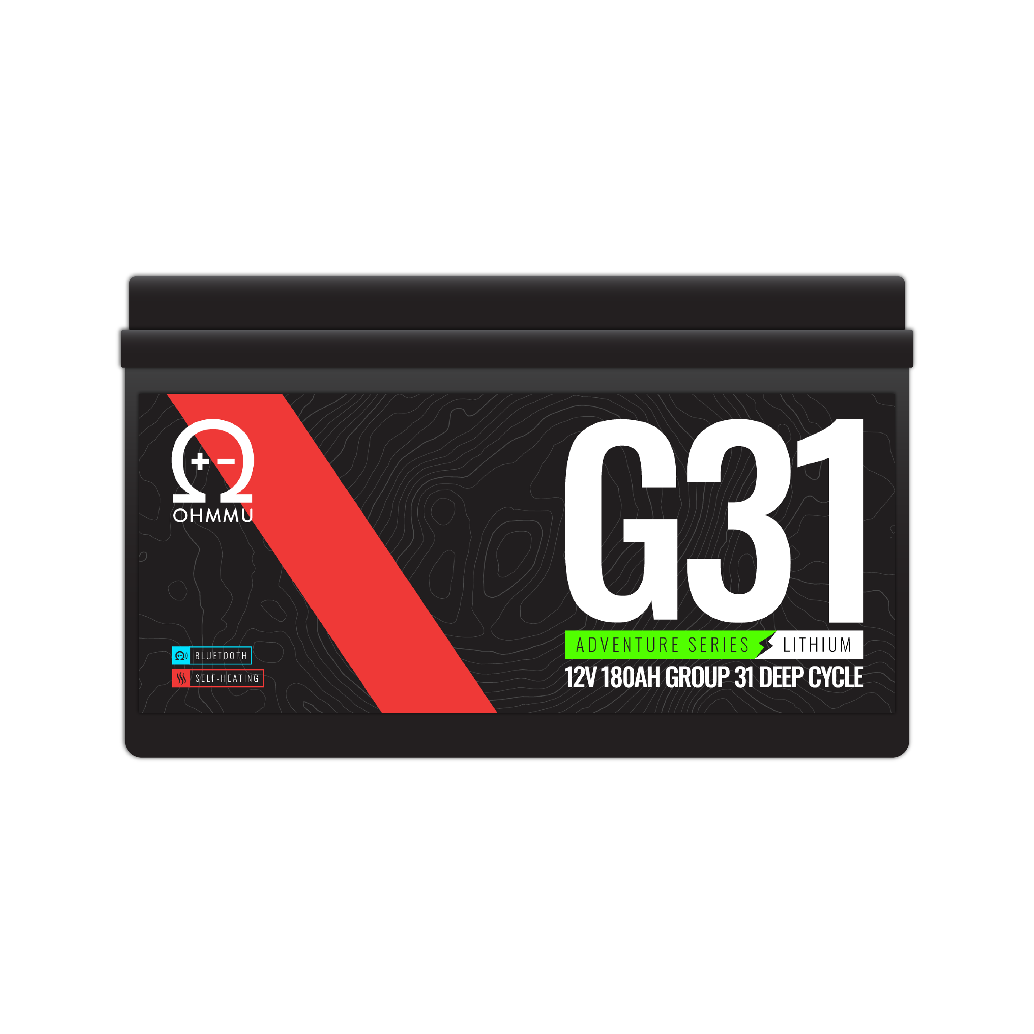Group 31 - 180Ah Lithium 12V Deep Cycle Battery