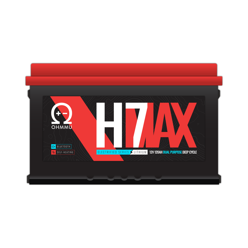 H7 MAX - 120Ah Lithium 12V Dual Purpose Deep Cycle Battery