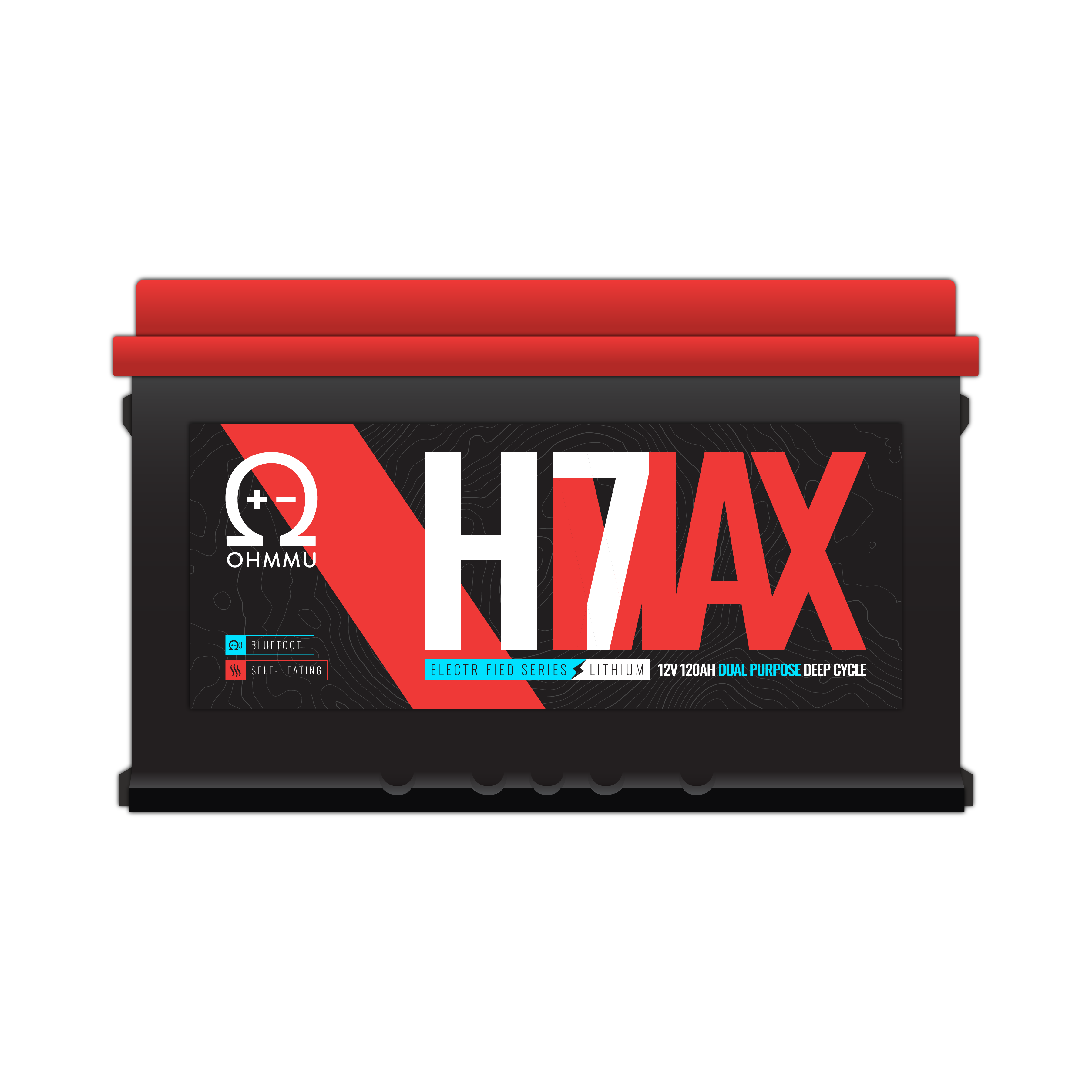 H7 MAX - 120Ah Lithium 12V Dual Purpose Deep Cycle Battery